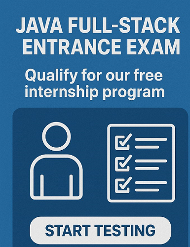 JAVA FULLSTACK ITERNSHIP EXAM