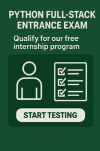 PYTHON FULLSTACK INTERNSHIP EXAM