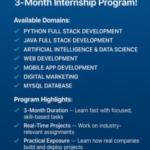 3-Month Internship Program